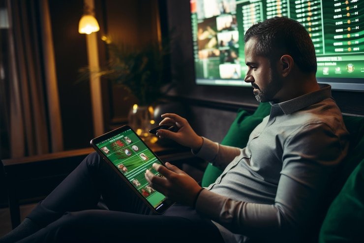 Antarmuka Live Baccarat di smartphone Android